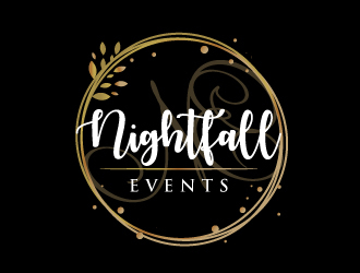 Nightfall Events  logo design by aRBy