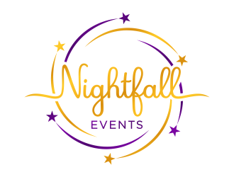Nightfall Events  logo design by FriZign