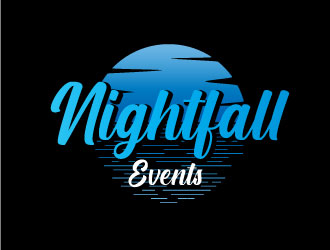 Nightfall Events  logo design by NadeIlakes