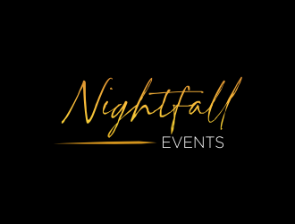 Nightfall Events  logo design by MUNAROH