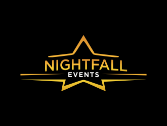 Nightfall Events  logo design by MUNAROH
