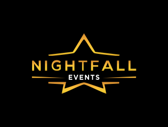 Nightfall Events  logo design by MUNAROH