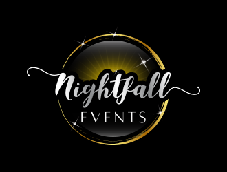 Nightfall Events  logo design by keylogo