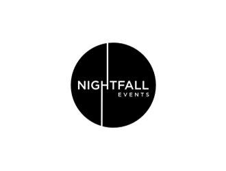 Nightfall Events  logo design by sheilavalencia