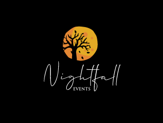 Nightfall Events  logo design by torresace