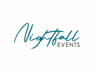 Nightfall Events  logo design by giphone