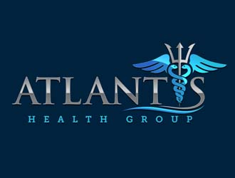 Atlantis Health Group logo design by DreamLogoDesign