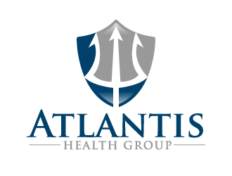 Atlantis Health Group logo design by ElonStark