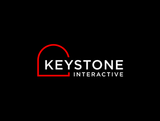 Keystone Interactive  logo design by alby