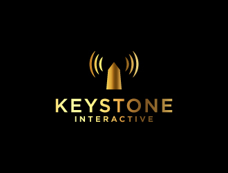 Keystone Interactive  logo design by gateout