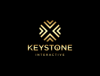 Keystone Interactive  logo design by vuunex