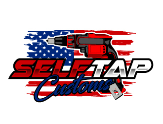 Self Tap Customs logo design by ElonStark
