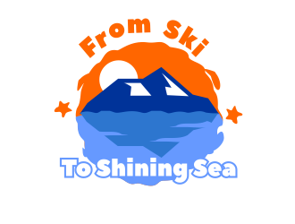 "From Ski to Shining Sea" Vacation Rentals logo design by PandaDesign