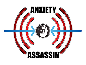 Anxiety Assassin logo design by Godvibes