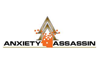 Anxiety Assassin logo design by Godvibes