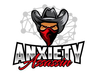 Anxiety Assassin logo design by ElonStark