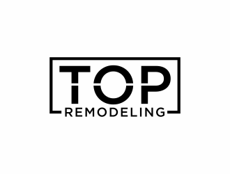 TOP REMODELING logo design by hidro