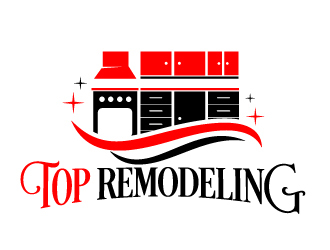TOP REMODELING logo design by ElonStark