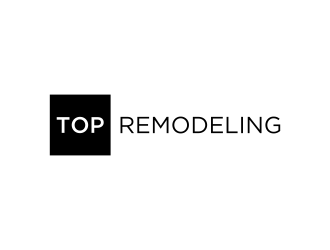 TOP REMODELING logo design by Walv