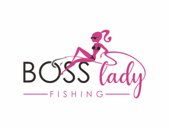 Boss Lady Fishing logo design by superiors