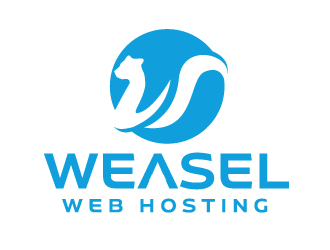 Weasel Web Hosting logo design by ElonStark