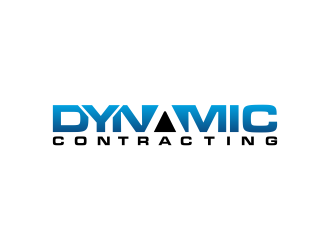 Dynamic Contracting logo design by BlessedArt