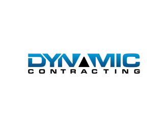 Dynamic Contracting logo design by BlessedArt