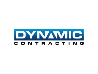 Dynamic Contracting logo design by BlessedArt