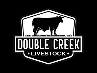 Double Creek Livestock logo design by kunejo