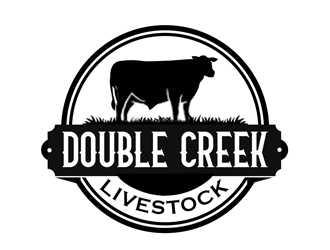 Double Creek Livestock logo design by kunejo