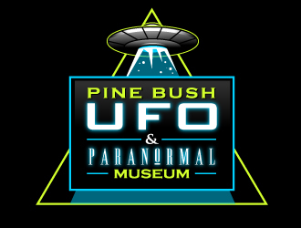 Pine Bush UFO & Paranormal Museum logo design by aRBy