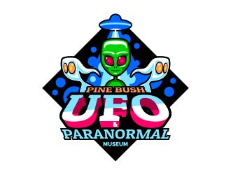 Pine Bush UFO & Paranormal Museum logo design by uunxx