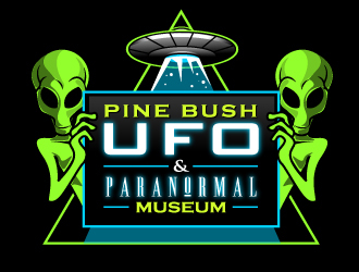 Pine Bush UFO & Paranormal Museum logo design by aRBy