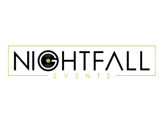 Nightfall Events  logo design by mutafailan
