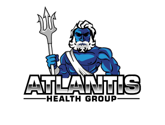 Atlantis Health Group logo design by ElonStark