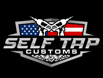 Self Tap Customs logo design by almaula