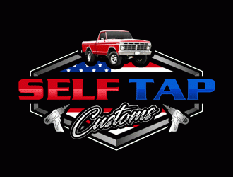 Self Tap Customs logo design by Bananalicious