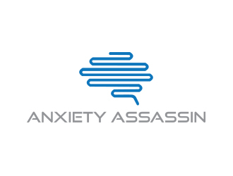 Anxiety Assassin logo design by dddesign