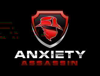 Anxiety Assassin logo design by mewlana