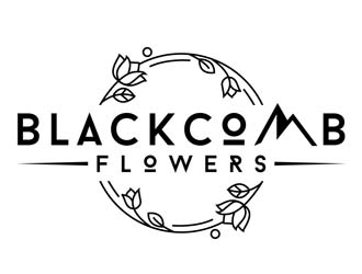 Blackcomb Flowers logo design by DreamLogoDesign