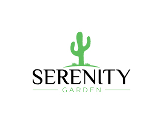 Serenity Garden  logo design by wongndeso