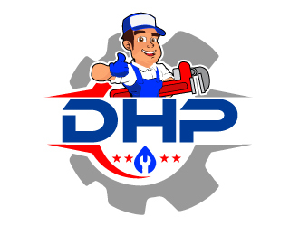 DHP Dan henshaw plumbing  logo design by ElonStark