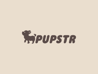 Pupstr logo design by Republik