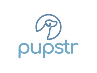 Pupstr logo design by cikiyunn