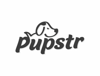 Pupstr logo design by hidro