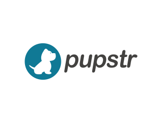 Pupstr logo design by aflah