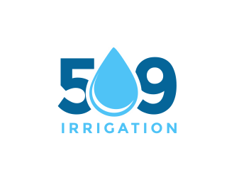 519 Irrigation logo design by Girly