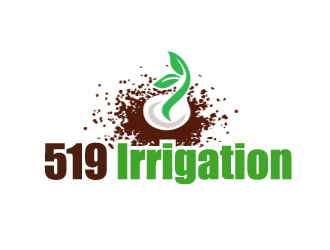 519 Irrigation logo design by ElonStark