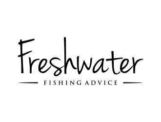 Freshwater Fishing Advice logo design by ozenkgraphic