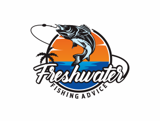 Freshwater Fishing Advice logo design by veter